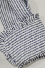 画像5: Jane Marple / Stripe frill blouse M ブルー H-26-09-16-1022-JM-BL-AK-ZH (5)