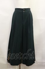画像1: axes femme / スカーフ切替ワイドパンツ M グリーン H-26-09-16-014-AX-PA-YZ-ZH (1)