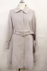 画像1: axes femme POETIQUE / 雪の結晶刺繍コート M ラベンダー H-26-09-16-024-AX-CO-YZ-ZH (1)
