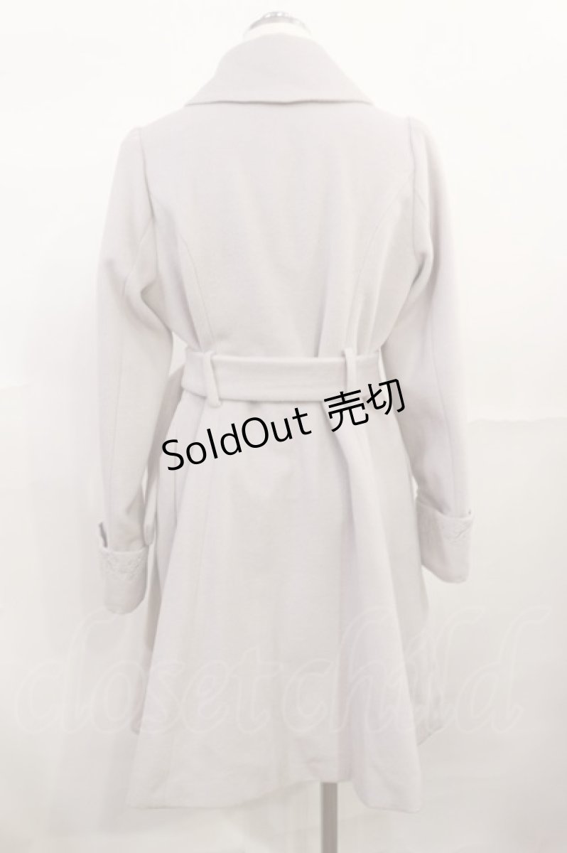 画像2: axes femme POETIQUE / 雪の結晶刺繍コート M ラベンダー H-26-09-16-024-AX-CO-YZ-ZH (2)