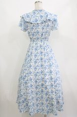 画像3: an another angelus / フロント開き小花柄ラッフルワンピース Free off white × blue H-26-09-17-022-CA-OP-NS-ZH (3)