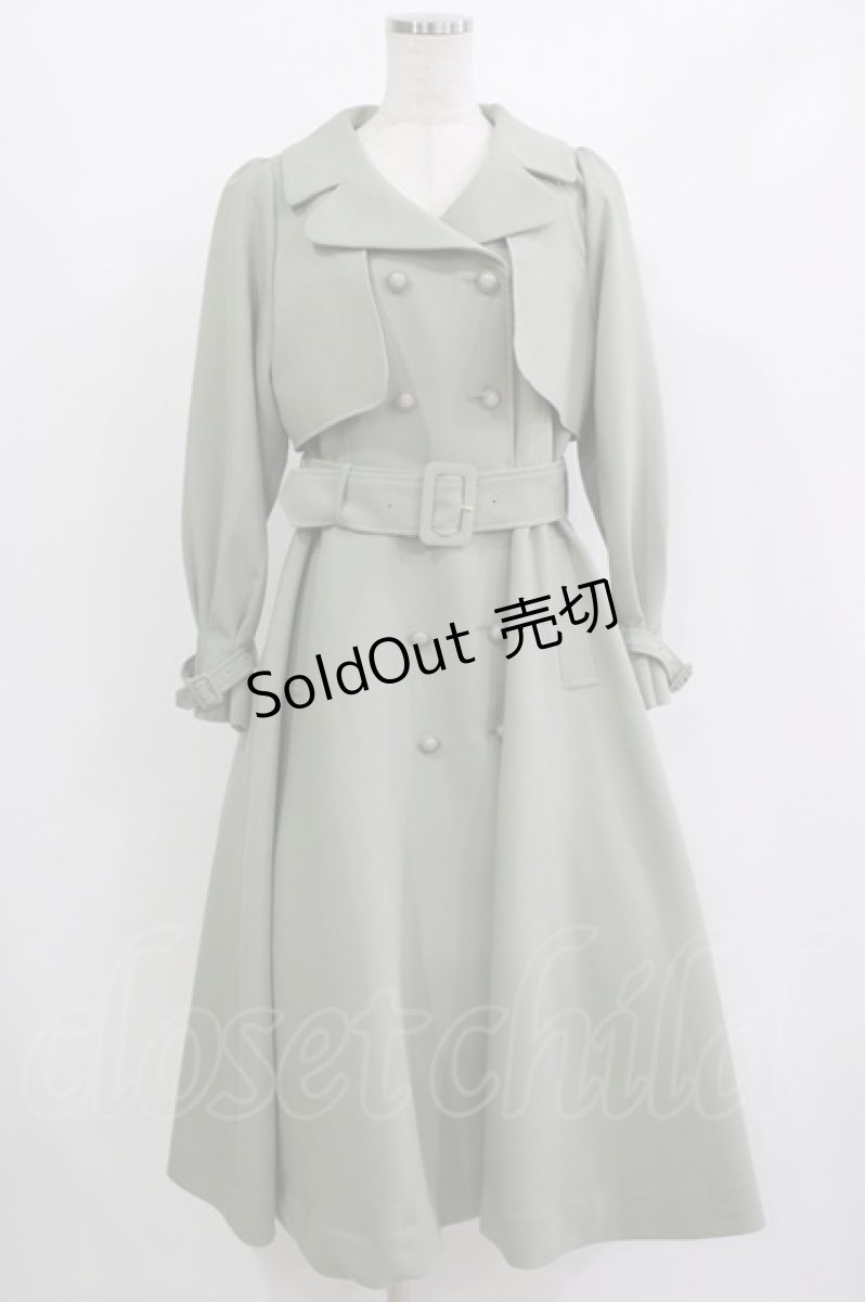 画像1: an another angelus / バックチュール切替トレンチコート Free L/GREEN H-26-09-17-024-CA-CO-NS-ZH (1)