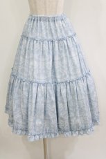 画像3: m petit by misako / NINA'S/RVパニエスカート S サックス/アイボリー リバーシブル H-26-09-17-031-LO-SK-NS-ZH (3)