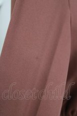 画像4: Fi.n.t / リボンタイ付きダブル釦ワンピース Free BROWN H-26-09-17-040-CA-OP-NS-ZH (4)