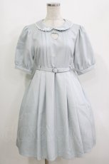 画像1: DearMyLove / ハート開きワンピース M サックス H-26-09-17-041-GO-OP-NS-ZH (1)