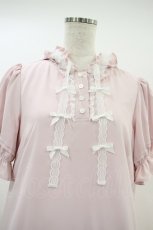 画像3: Lolime by mellfy memory / hooded frill ruffle mini dress M ピンク H-26-09-17-1030-LO-OP-NS-ZH (3)