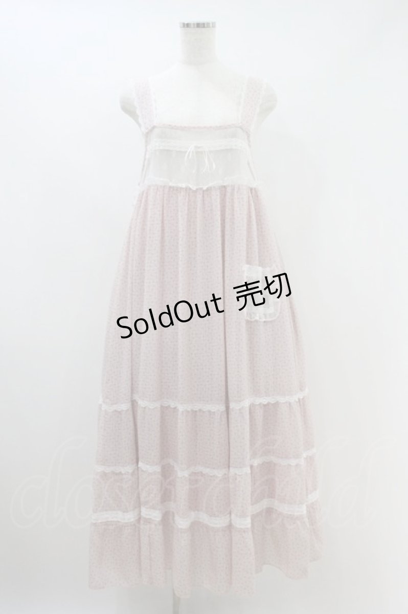 画像1: merry jenny / petit flower sheer switchワンピース Free ピンク H-26-09-17-1035-LO-OP-NS-ZH (1)