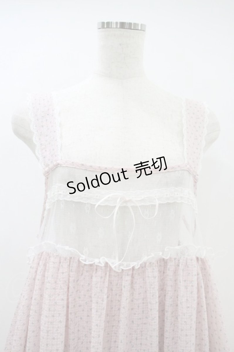 画像3: merry jenny / petit flower sheer switchワンピース Free ピンク H-26-09-17-1035-LO-OP-NS-ZH (3)