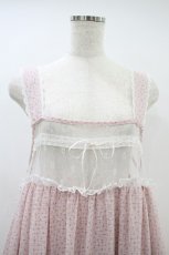 画像3: merry jenny / petit flower sheer switchワンピース Free ピンク H-26-09-17-1035-LO-OP-NS-ZH (3)