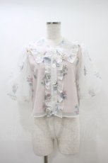 画像1: MILK / Floraブラウス Free ピンク H-26-09-17-1042-ML-BL-NS-ZH (1)