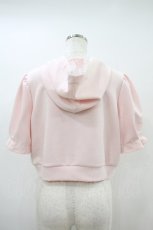 画像2: Fi.n.t / レース使いパフスリーブパーカー Free PINK H-26-09-17-1053-CA-TO-NS-ZH (2)