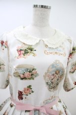 画像4: Leur Getter / Flower Angel袖付きワンピース M オフ H-26-09-17-1017-LU-OP-NS-ZH (4)