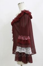 画像2: ALICE and the PIRATES / 薔薇の葬列〜宵闇に咲くアリア〜柄フューネラルローズブラウス Free ワイン H-26-09-17-058-PA-BL-NS-ZH (2)