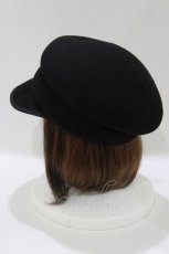 画像2: an another angelus / ウールキャスケット帽  BLACK H-26-09-17-076-CA-AC-NS-ZH (2)