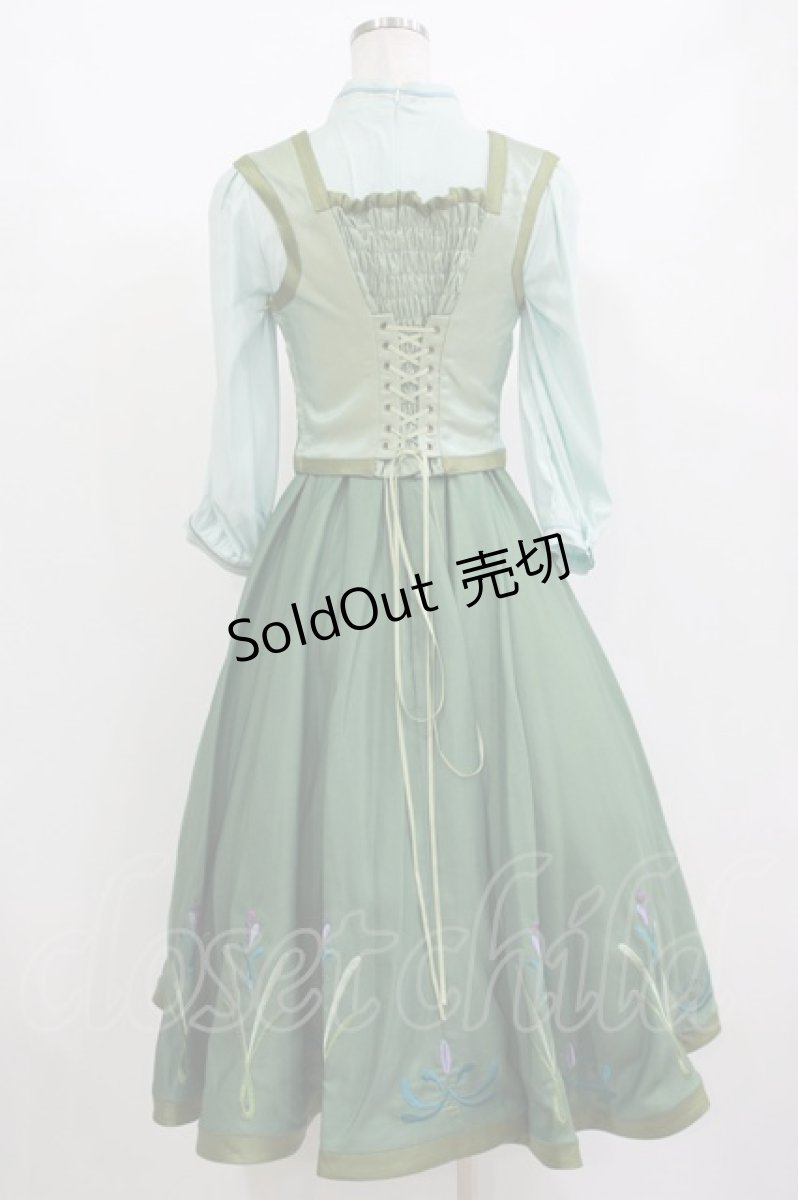 画像3: Secret Honey / Skate Dress (Frozen Anna ver.) 2 グリーン H-26-09-17-012-CA-OP-NS-ZH (3)