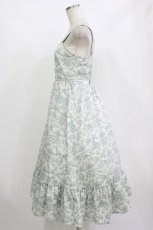 画像2: m petit by misako / MSKトワルドジュイジャンパースカート S オフ/ブルー H-26-09-17-014-LO-SK-NS-ZH (2)