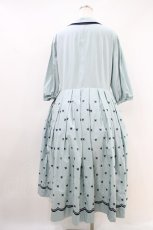 画像3: Jane Marple Dans Le Salon / Clover Embroidery Double Collarワンピース M ミント H-26-09-18-003-JM-OP-KB-ZH (3)