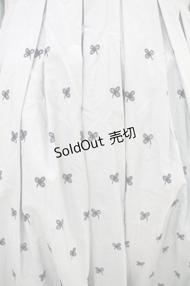画像4: Jane Marple Dans Le Salon / Clover Embroidery Double Collarワンピース M ミント H-26-09-18-003-JM-OP-KB-ZH (4)
