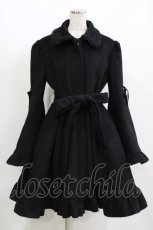 画像1: ATELIER PIERROT / Holy Night Cape Coat  黒 H-26-09-18-1001-EL-CO-AK-ZH (1)