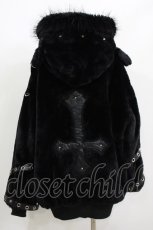 画像3: DimMoire / BABY SHEEPファーパーカー  黒 H-26-09-18-1032-PU-CO-AK-ZH (3)
