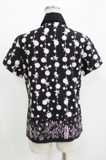 画像2: PEACE NOW / プリント半袖シャツ M 黒 H-26-09-18-1046-PU-BL-AK-ZH (2)