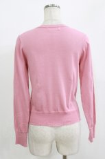 画像2: Jane Marple / リボンモチーフのカーディガン  ピンク H-26-09-18-1055-JM-TO-KB-ZH (2)