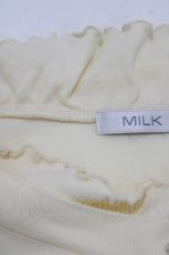 画像4: MILK / フリルハイネックtops  アイボリー H-26-09-18-1063-ML-TO-KB-ZH (4)