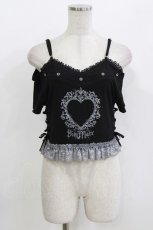 画像1: DimMoire / キャミオフショルT M 黒 H-26-09-18-1073-PU-TO-AK-ZH (1)