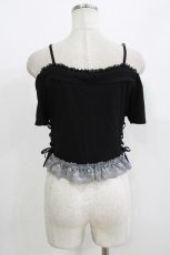 画像2: DimMoire / キャミオフショルT M 黒 H-26-09-18-1073-PU-TO-AK-ZH (2)