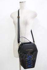 画像1: ATELIER PIERROT / “Nocturnal Grave”Vampire's Coffin Bag  黒×青 H-26-09-18-1076-EL-BG-AK-ZH (1)