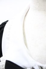画像6: ATELIER PIERROT / Amabile Puff Sleeve Dress  黒×白 H-26-09-18-004-EL-OP-AK-ZH (6)