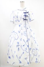画像1: MILK / トワル・ド・ジュイ Dress  ホワイト H-26-09-18-002-ML-OP-KB-ZH (1)