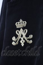 画像3: m petit by misako / NINA'Sロゴ刺繍エプロン M-L ブラック H-26-09-20-041-LO-OP-YZ-ZH (3)