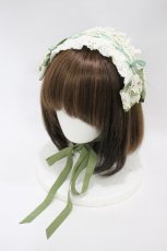 画像1: BABY,THE STARS SHINE BRIGHT / ミルフィーユヘッドドレス  若草 H-26-09-20-1006-BA-AC-NS-ZH (1)