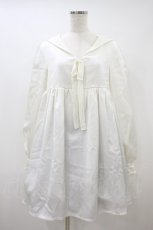 画像1: himitsu by syrup.(RoseMarie seoir) / Sailor suitワンピース Free 白 H-26-09-20-1035-LO-OP-NS-ZH (1)