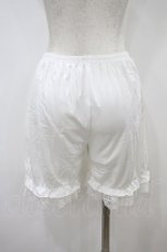 画像2: m petit by misako / AMドロワーズスソレース L~LL 白 H-26-09-20-1042-LO-PA-NS-ZH (2)