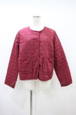 画像1: m petit by misako / キティタフタハートキルトジャケット LL レッド H-26-09-20-1046-LO-JA-NS-ZH (1)