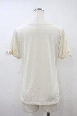 画像2: axes femme / 袖レース切替半袖プルオーバー M 生成り H-26-09-20-1054-AX-TO-NS-ZH (2)