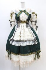 画像1: BABY,THE STARS SHINE BRIGHT / Mazrka〜乙女なJolie fleur〜ワンピースドレス・ヘッドドレスSet Free グリーン H-26-09-20-1055-BA-OP-NS-ZH (1)