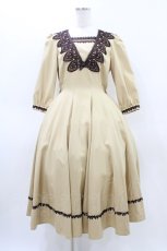 画像1: Innocent World / ロワールワンピース M マロン×ショコラ/Marron x Chocolat H-26-09-20-1056-IW-OP-NS-ZH (1)