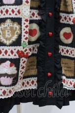 画像5: BABY,THE STARS SHINE BRIGHT / La Patisserie〜Mon peche mignon〜柄ワンピース Free ブラック H-26-09-20-1057-BA-OP-NS-ZH (5)