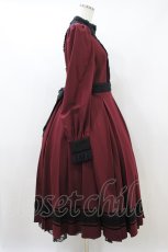 画像3: Hoshibako Works / ルージュ&ノワール　ワンピース M ボルドー H-26-09-20-1016-LO-OP-NS-ZH (3)