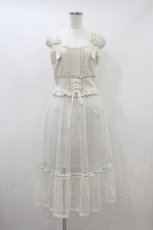 画像1: LIZ LISA / ドットメッシュチュールジャンスカ 0 White H-26-09-20-1025-LO-OP-NS-ZH (1)