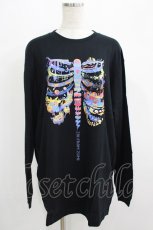 画像1: QOOZA / QOOZA×zumi Costal Long Sleeve Tee  黒 H-26-09-20-058-PU-TO-KB-ZH (1)