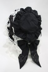 画像2: BABY,THE STARS SHINE BRIGHT / champetre fleurieマザーボンネット  ブラック H-26-09-20-013-BA-AC-NS-ZH (2)