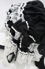 画像3: BABY,THE STARS SHINE BRIGHT / champetre fleurieマザーボンネット  ブラック H-26-09-20-013-BA-AC-NS-ZH (3)