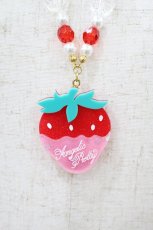 画像1: Angelic Pretty / おめかしBerryネックレス  レッド H-26-09-20-016-AP-AC-NS-ZH (1)