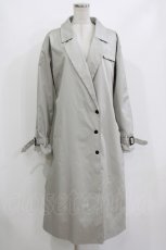 画像1: NieR Clothing / ボタンコート F グレー H-26-09-21-029-PU-CO-AK-ZH (1)