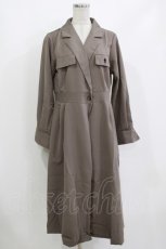 画像1: NieR Clothing / ロングジャケット F 茶 H-26-09-21-030-PU-JA-AK-ZH (1)