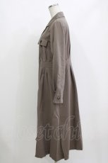 画像2: NieR Clothing / ロングジャケット F 茶 H-26-09-21-030-PU-JA-AK-ZH (2)
